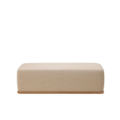 Banc en Bois et jacquard Alisia ARNEL MADURA