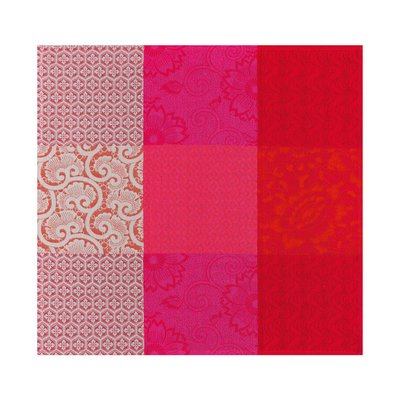 Serviette en Coton, FLEURS DE KYOTO LE JACQUARD FRANCAIS