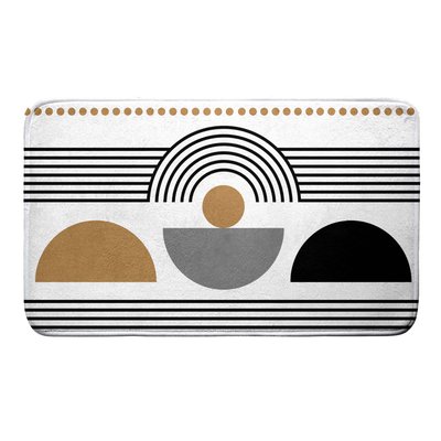 Tapis de bain aux formes géométriques DOUCEUR D'INTÉRIEUR