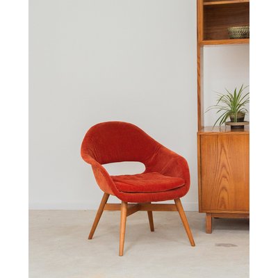 Fauteuil orange Jakob N°131 - Bon état DEBONGOUT