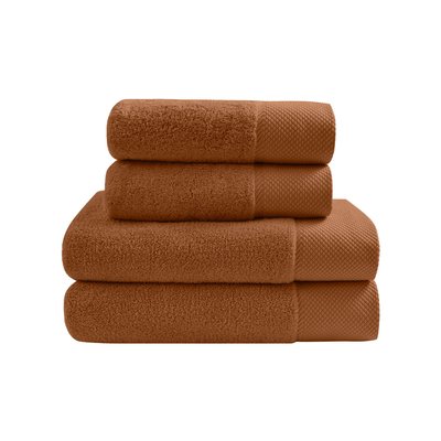 Ensemble de bain 4 pièces Zéro Twist SENSOFT (2 draps de bain + 2 serviettes) SENSEI MAISON