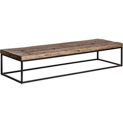 Table basse industrielle en bois naturel Vical RECOLLECTION