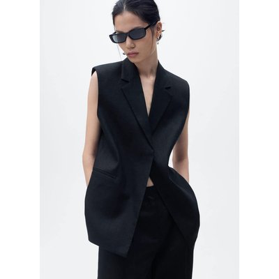 Gilet costume lin MANGO