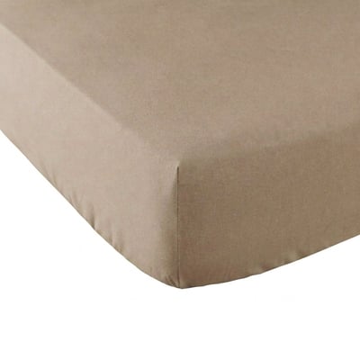Drap housse en Flanelle de Coton avec bonnet 30 cm EDEN