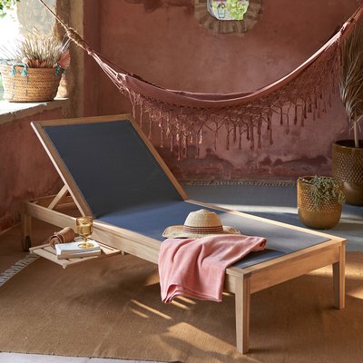 Verstelbare ligzetel in acacia, Limbo LA REDOUTE INTERIEURS