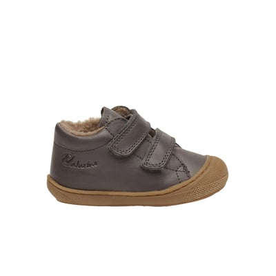 Chaussures premiers pas en cuir doublés en laine COCOON VL NATURINO