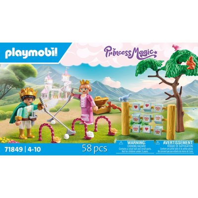 Jeux de jardin royal avec prince et princesse PLAYMOBIL