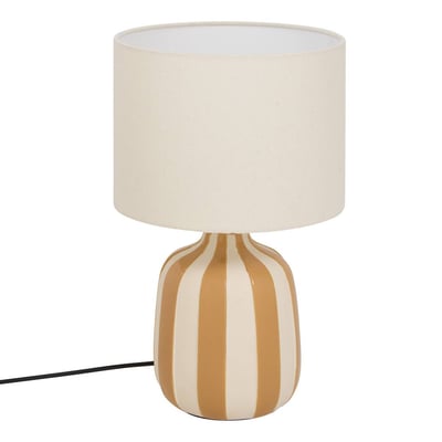 Lampe cylindrique en lin VILMA ATMOSPHERA