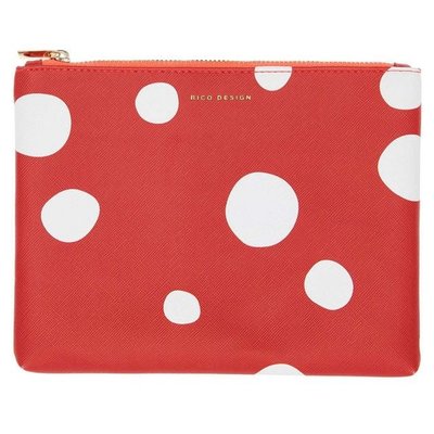 Etui Shrooom taille L rouge a pois RICO DESIGN