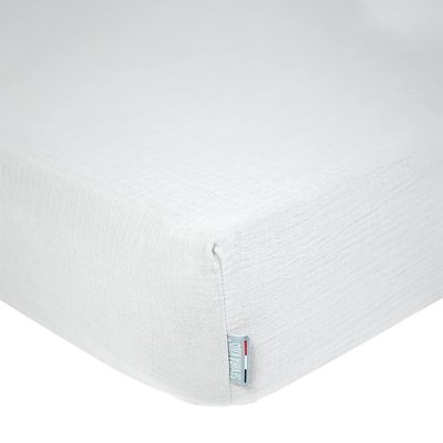 Drap housse uni en gaze de coton JEANNE SEVIRA KIDS
