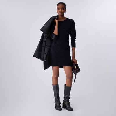 Robe courte en maille jacquard LIU JO