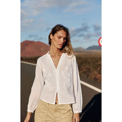 Blouse col V en coton brodé, BLYTHE LA PETITE ETOILE