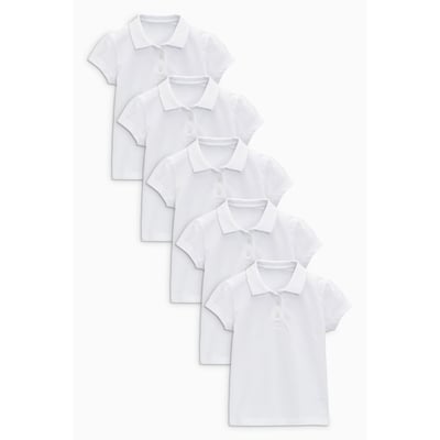 Polo coton fille, lot de 5 NEXT