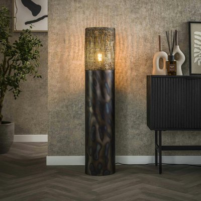 Lampadaire cylindrique ajouré 120 cm RALF PIER IMPORT