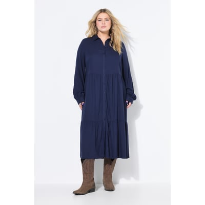 Robe midi évasée, motif à carreaux STUDIO UNTOLD