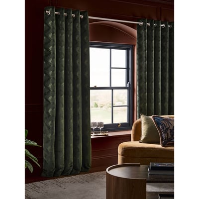 Rideaux doublés à œillets collection luxe NEXT