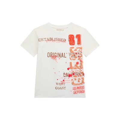 T-Shirt Broderie Avec Logo GUESS KIDS