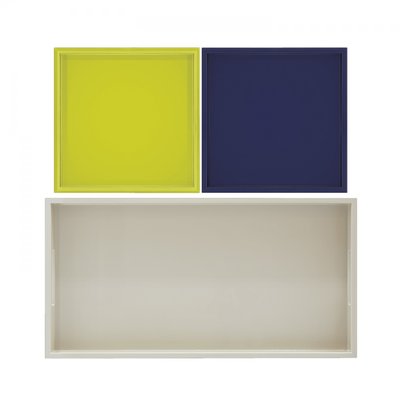 Lot de 3 plateaux Trias REMEMBER