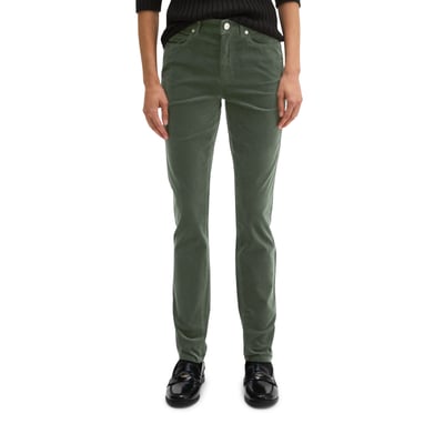 Pantalon en velours modèle Alkea slim en mélange de coton organique et de stretch MARC O'POLO