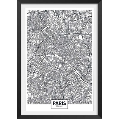 Affiche graphique paris france HEXOA