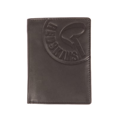 Portefeuille européen 2 volets Redskins Electron noir gravé REDSKINS