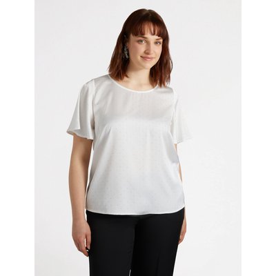 Blouse avec micro cabochons appliqués sur l’ensemble FIORELLA RUBINO