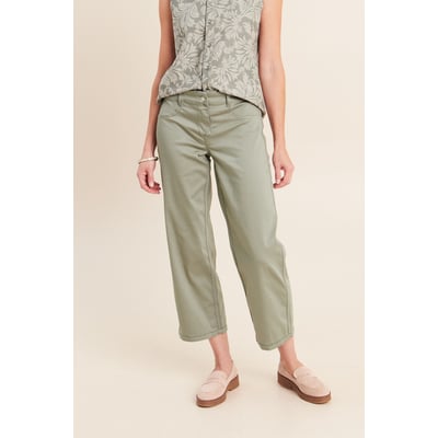 Pantalon droit 7/8ème taille basculée BREAL