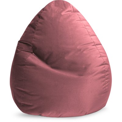 Pouf interieur poire velours MARLA BEAN XXL MAGMA HEIMTEX