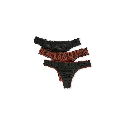 Lot de 3 tanges bloomer en tulle et dentelle JOELLIE ETAM