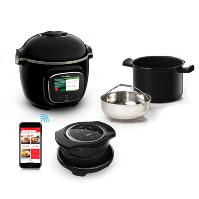 Cookeo YY5479FB noir Touch Wifi 6 L, 3 modes de cuisson + Extra Crisp MOULINEX