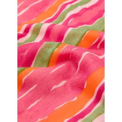 Serviette plage rayures multicolores MANGO TEEN