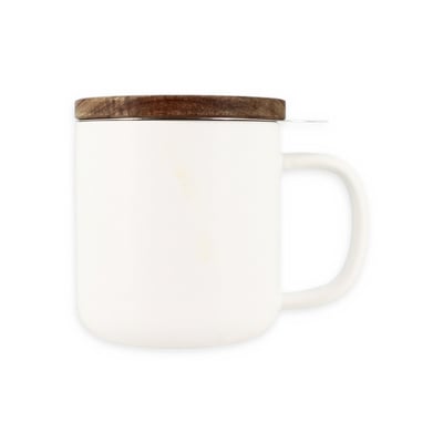 Tisanière en grès avec couvercle en bois d'acacia 300ml, JULIET OGO LIVING