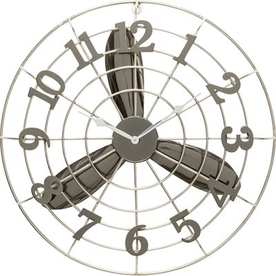 Horloge murale ventilateur 61cm KARE DESIGN
