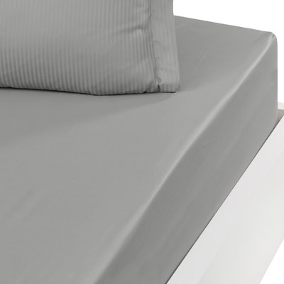 Drap housse uni satin de coton bonnet 40 cm VERSAILLES PLUS SENSEI MAISON
