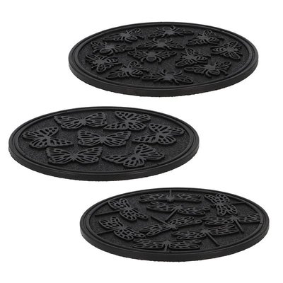 Lot de 3 pas japonais caoutchouc 100% recyclé ESSCHERT DESIGN