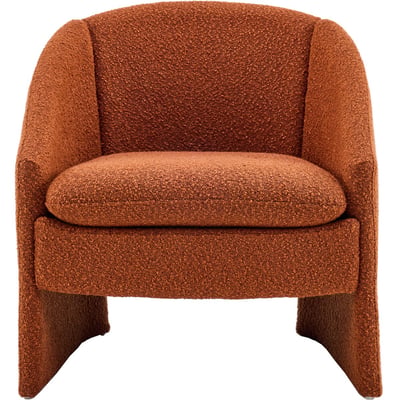 fauteuil arrondi en tissu bouclé - AMI HOMIFAB