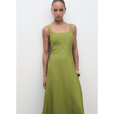 Robe midi coutures MANGO