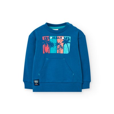 Sweat en coton avec poche kangourou BOBOLI