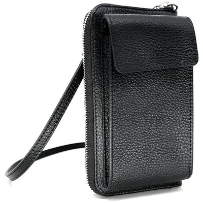 Mini-sac pochette en cuir grainé italien STREET OH MY BAG