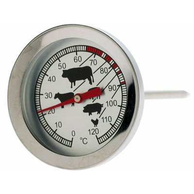 Thermomètre à viande en acier inoxydable 4x4x10.5cm WADIGA