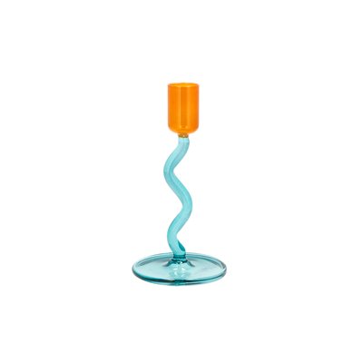 Bougeoir en verre VIVID VILLA COLLECTION