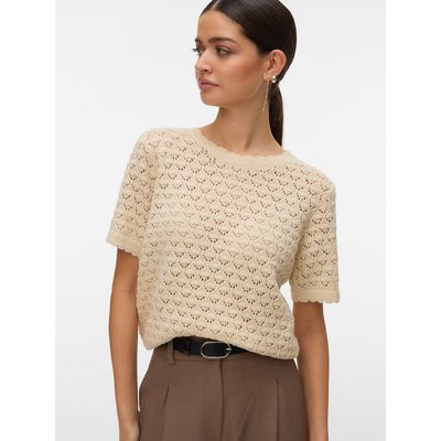 Pull manches courtes ajouré VERO MODA