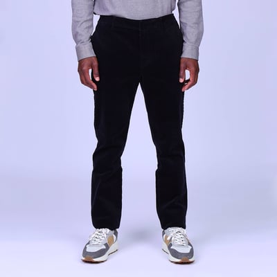 PANTALON HOMME CHINO NOIR MISE AU GREEN