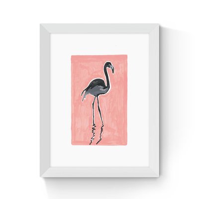 Black Flamingo by Sophie Ward EAST END PRINTS