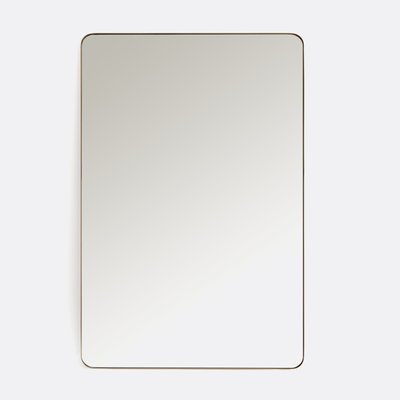 Miroir rectangulaire, en métal fer, largeur 80 x hauteur 120 cm, IODUS LA REDOUTE INTERIEURS