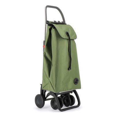 TOUR IMAX MF - Chariot de course Pliable - 4 roues - Aubergine - Compact et pratique, cadre léger en aluminium, sac résistant à l’eau ROLSER