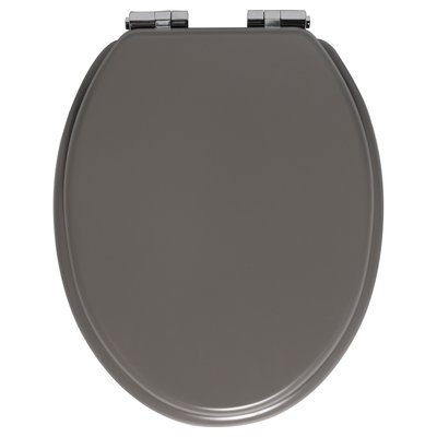 Abattant WC gris en bois, EASY SENSEA