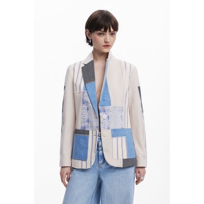 Patchwork blazer DESIGUAL