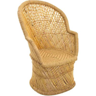 Fauteuil rond en bambou et corde naturelle ambiance zen RECOLLECTION