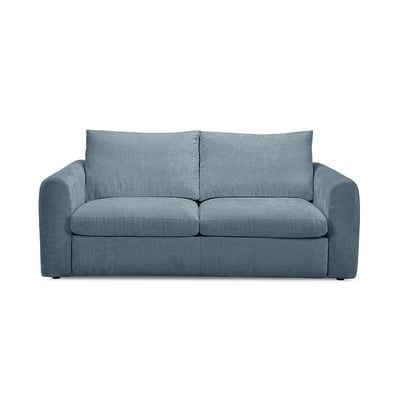 Canapé lit 3 places en velours côtelé couchage 160x190 cm, ARCHI BOBOCHIC